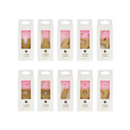 Gold glitter number birthday candles in pink packaging from Parte Haus party supply store in Bethesda Maryland