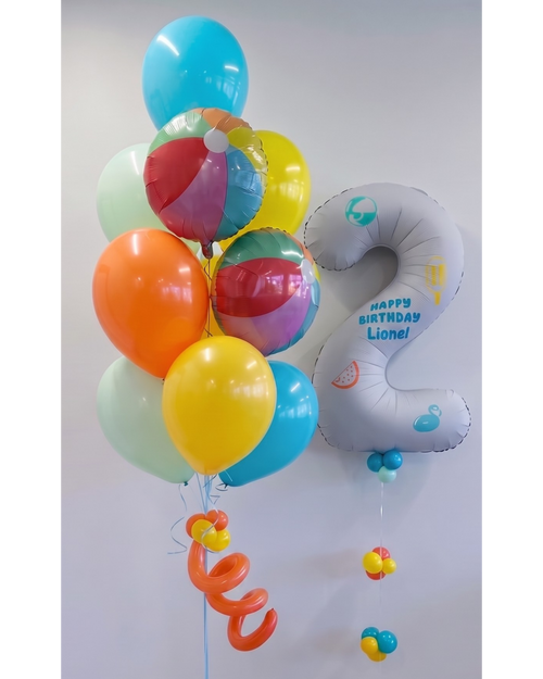 Beach Ball Party Balloon Bundle