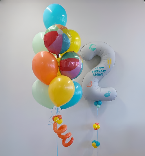 Beach Ball Party Balloon Bundle