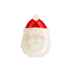 Red and white Santa Claus paper plate Christmas design from Parte Haus party supply store in Bethesda Maryland