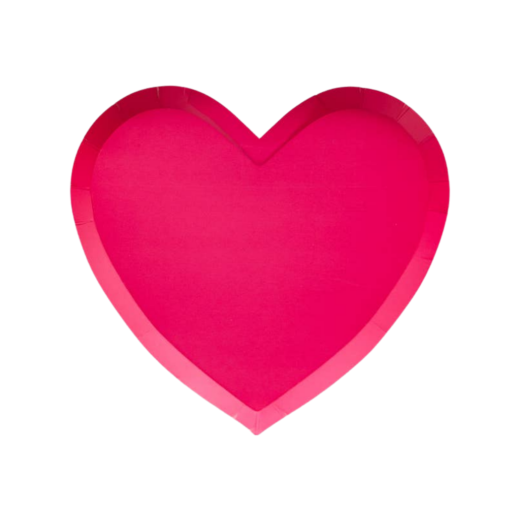 Hot Pink Heart Small Plates