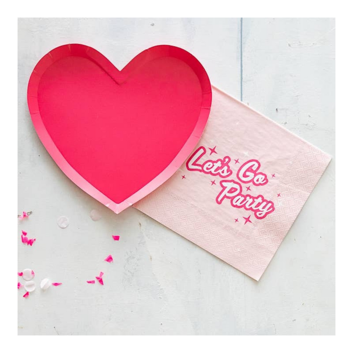 Pink Lets Go Party Large Napkins