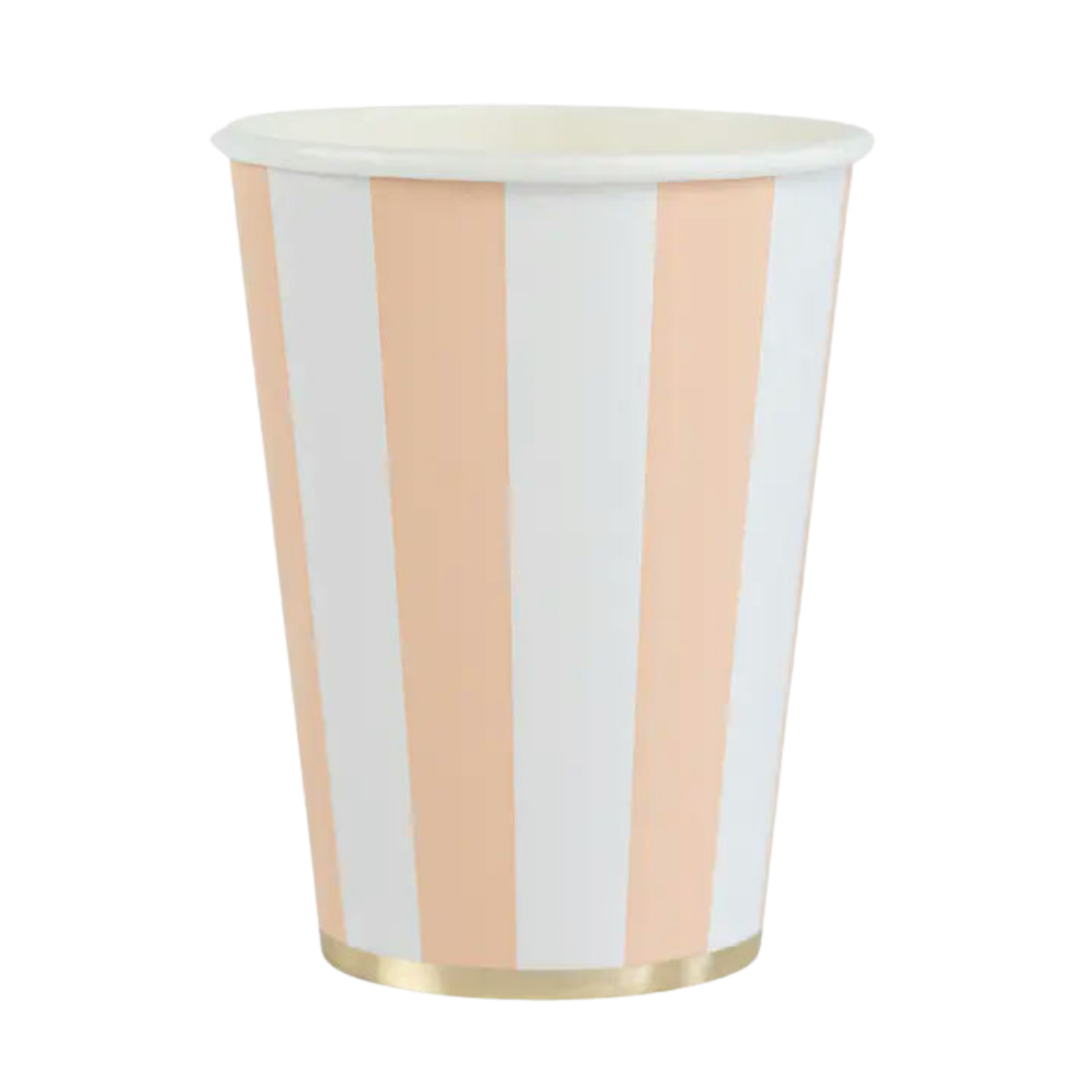 Sweet Peach Cabana Stripe Paper Cups