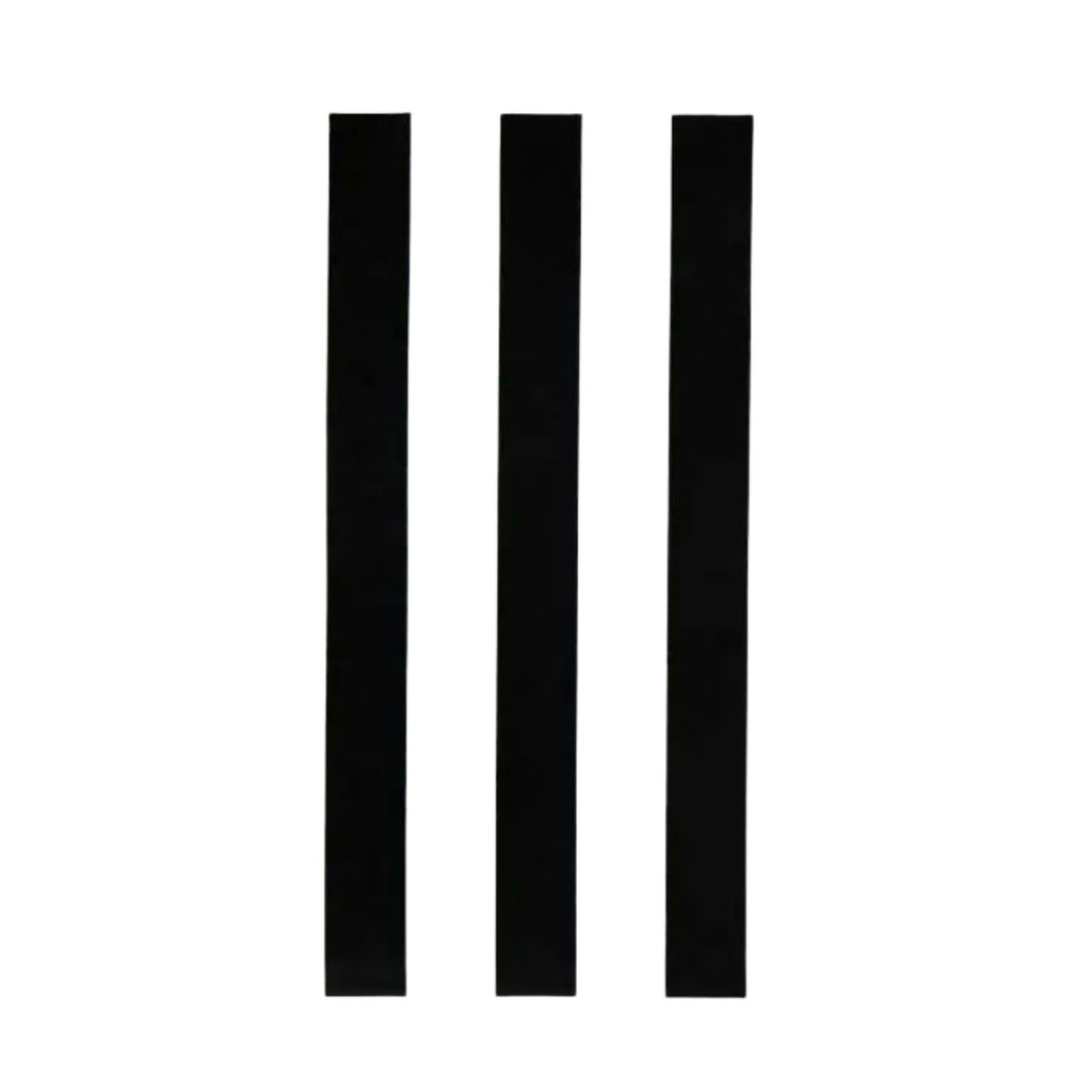 Black Noir and White Cabana Stripe Guest Napkins