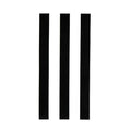 Black Noir and White Cabana Stripe Guest Napkins