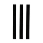 Black Noir and White Cabana Stripe Guest Napkins