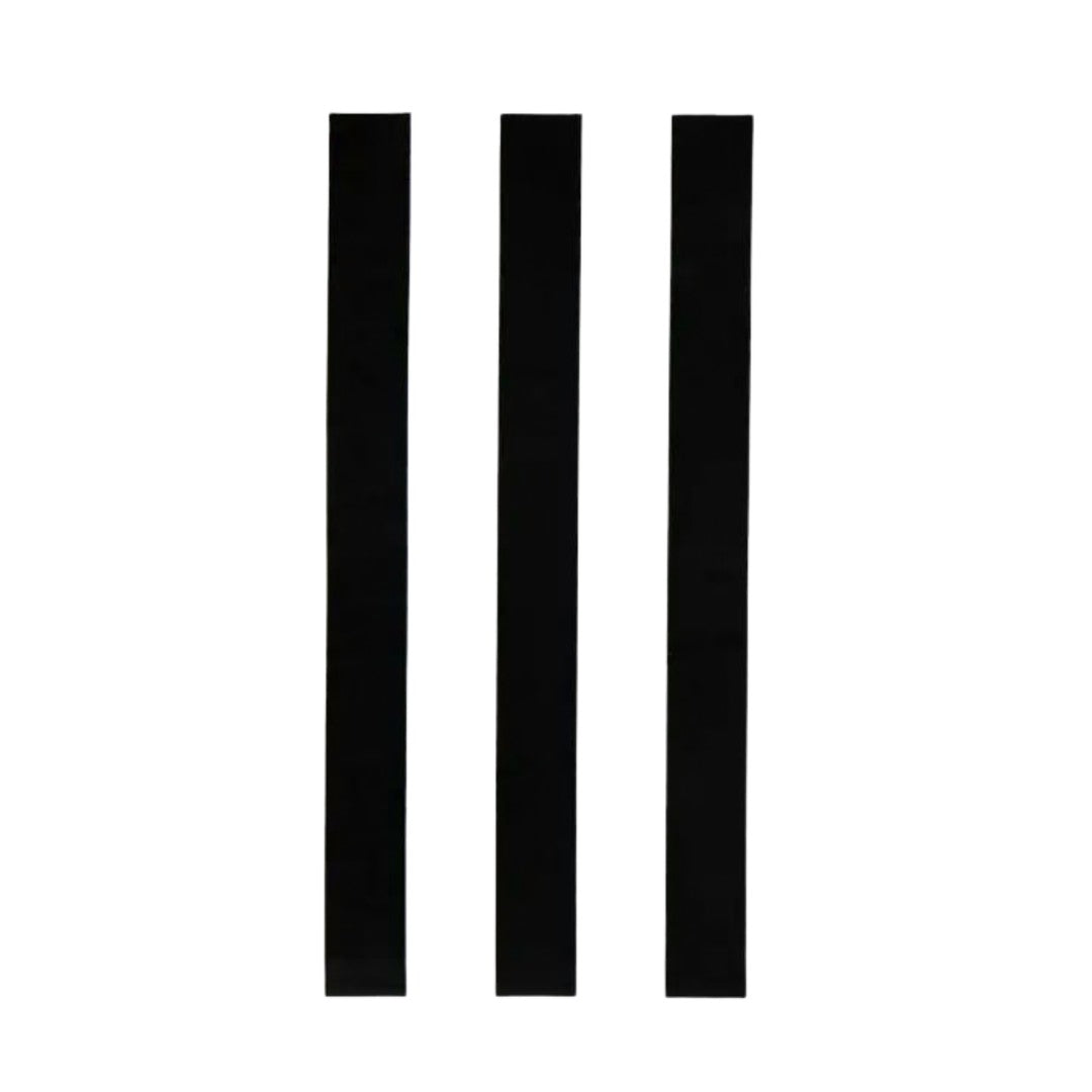 Black Noir and White Cabana Stripe Guest Napkins