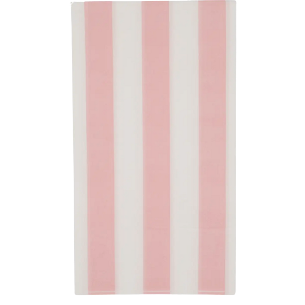 Petal Pink Signature Cabana Stripe Guest Towels