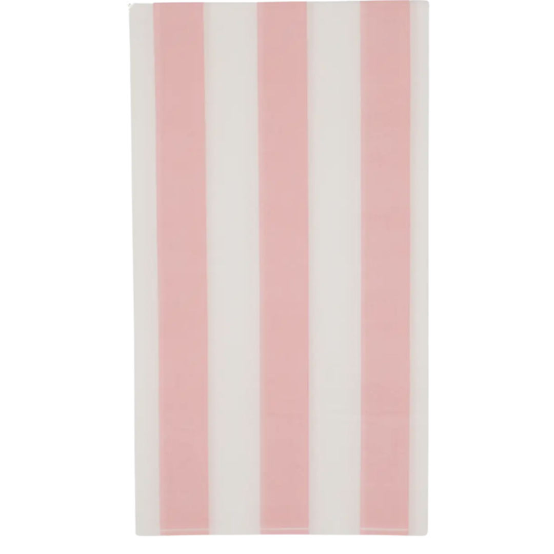 Petal Pink Signature Cabana Stripe Guest Towels