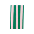 Pink and Green Signature  Cabana Stripe Guest Napkins