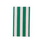 Pink and Green Signature  Cabana Stripe Guest Napkins