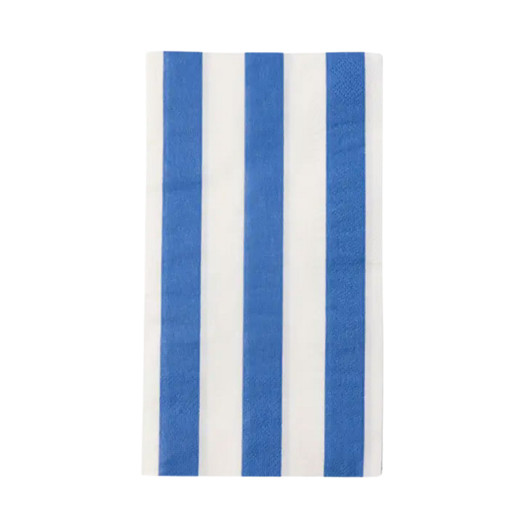Palisades Blue Signature Cabana Stripe Guest Napkins