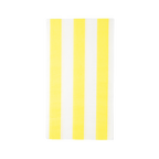 Yellow Cabana Stripe Guest Napkins