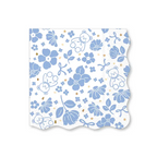Blue Henry Bear and Flower Scatter Lunch Napkins
