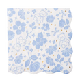 Blue Henry Bear and Flower Scatter Lunch Napkins