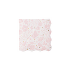 Pink Emma Bear and Flower Scatter Lunch Napkins