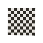 Black and White Checkered Dinner Napkins