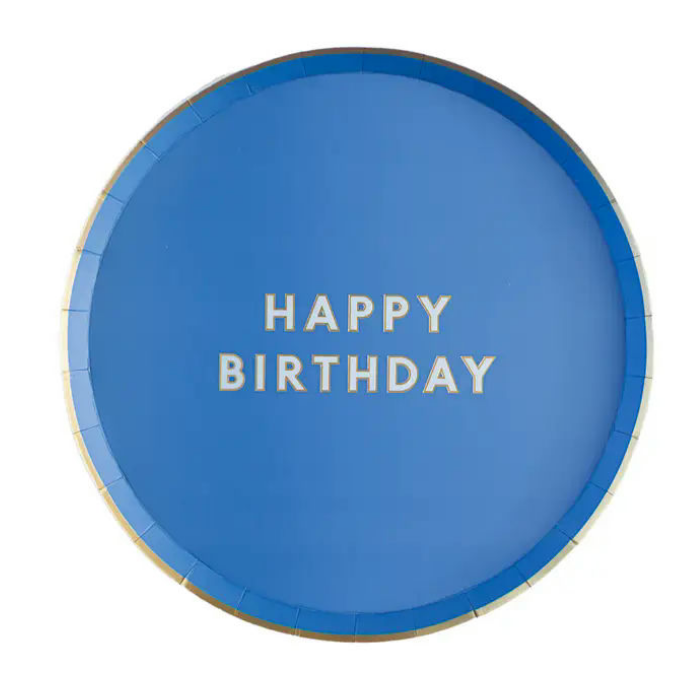 Palisades Blue "Happy Birthday" Small Plates