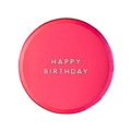 Hot Pink "Happy Birthday" Small Plates