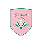 Pink Pickleball Crest Small Appetizer Dessert Plate