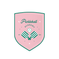 Pink & Green Pickleball Small Appetizer Dessert Plates