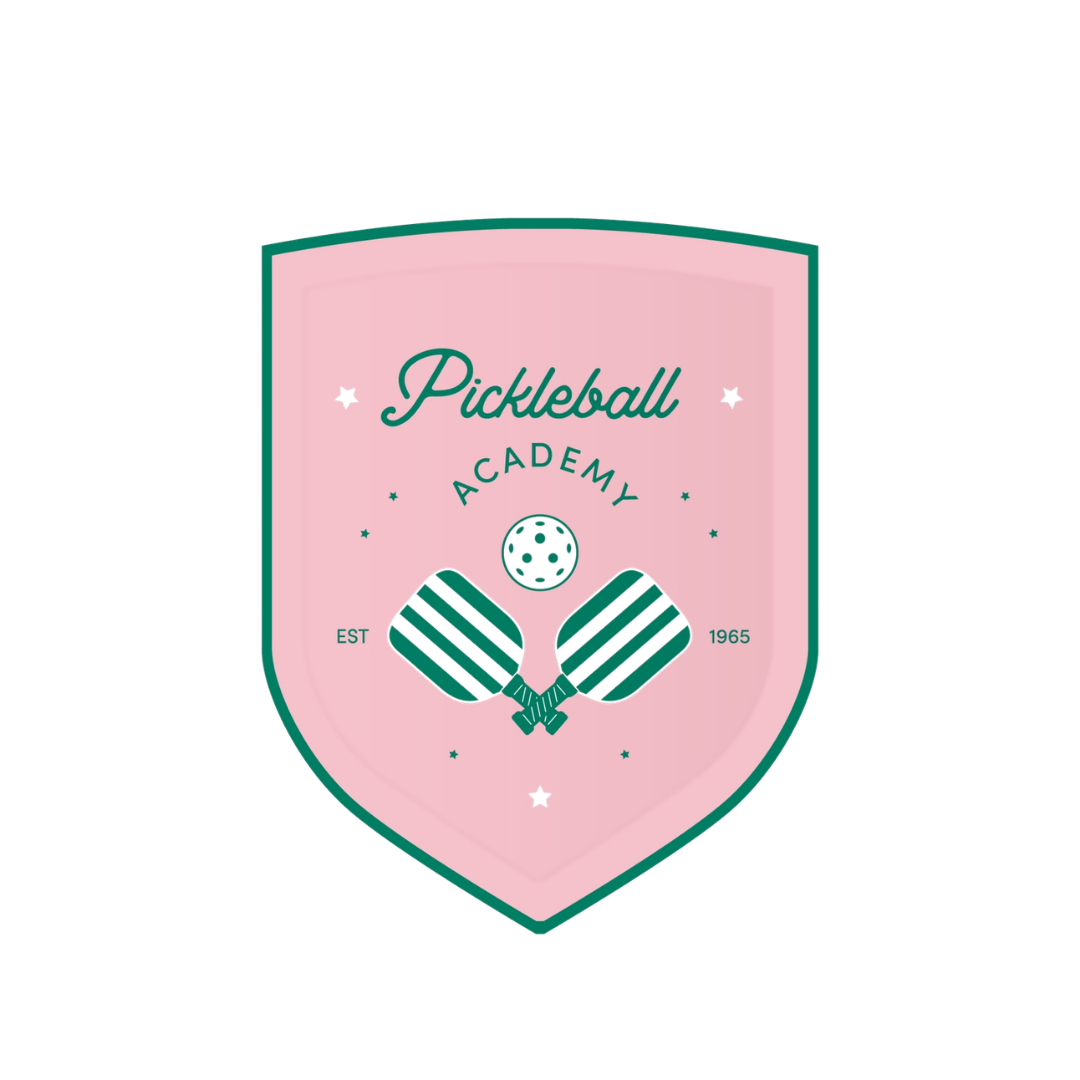 Pink & Green Pickleball Small Appetizer Dessert Plates