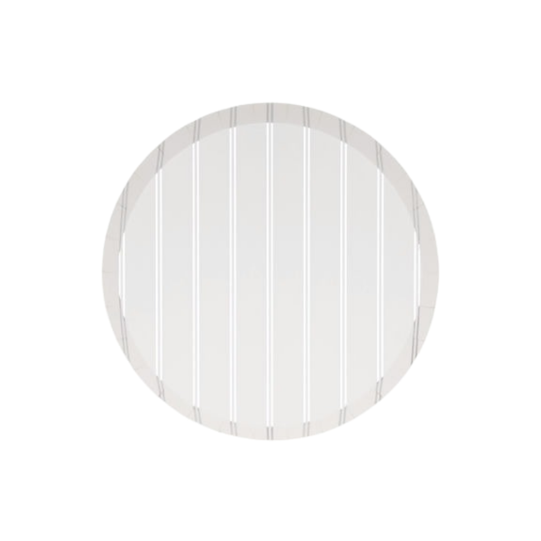 Silver Striped Small Plates