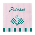 Pink and Green Le Pickleball Cocktail Napkins
