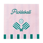 Pink and Green Le Pickleball Cocktail Napkins