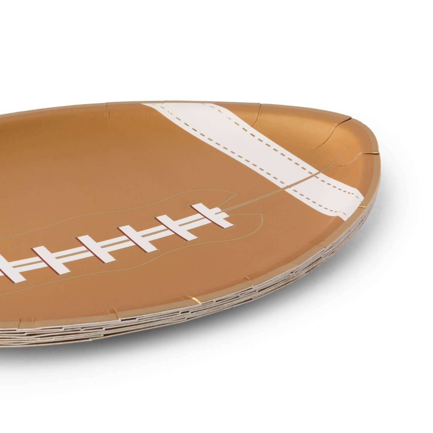 Brown Football Dinner Plates