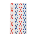 Red and Blue Après Ski Guest Napkins