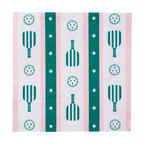 Pink and Green Le Pickleball Themed Lunch Napkins