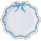 Blue Bow Dinner Plates