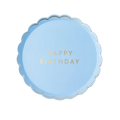 Sky Blue Signature Happy Birthday Small Plates