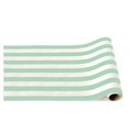 Mint Cabana Stripe Table Runner