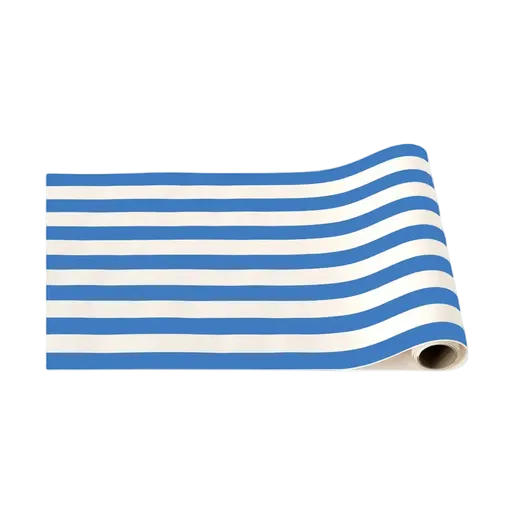 Blue Palisades Signature Cabana Stripe Table Runner