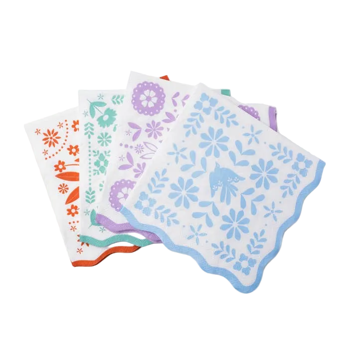 Assorted Color Fiesta Large Napkins