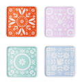 Assorted Color Fiesta Large Dinner Plates