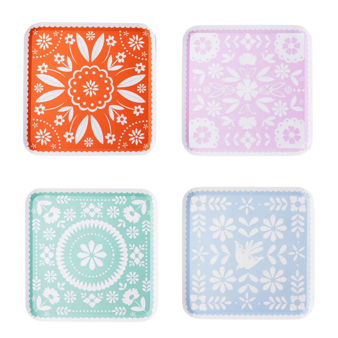 Assorted Color Fiesta Large Dinner Plates