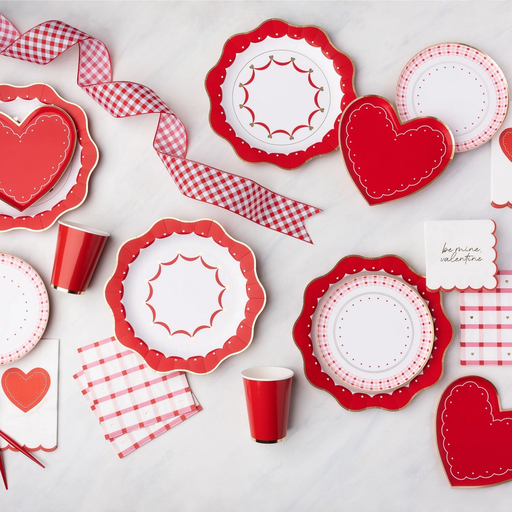 Red Heart Valentines "I'm Yours" Guest Towels