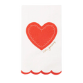 Red Heart Valentines "I'm Yours" Guest Towels