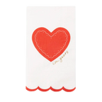 Red Heart Valentines "I'm Yours" Guest Towels