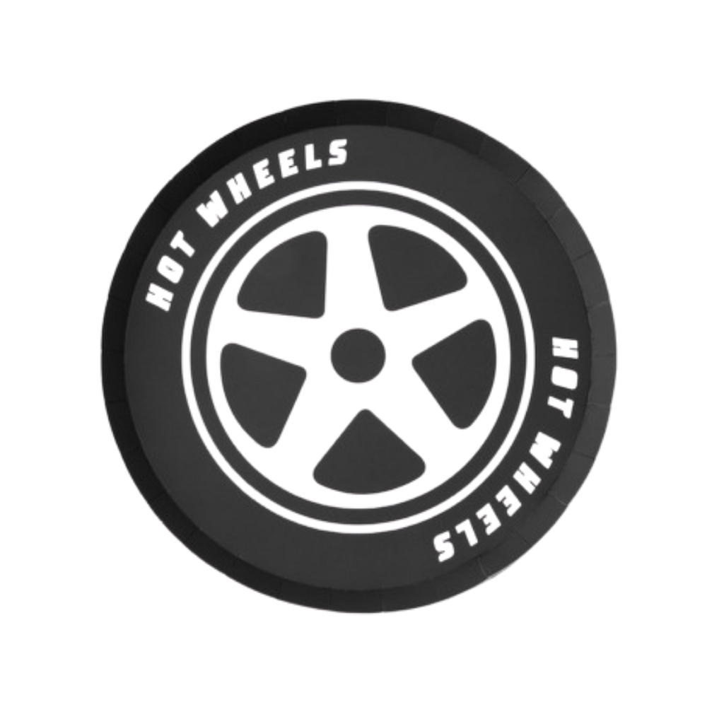Black Hot Wheels™ Small Plates