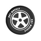 Black Hot Wheels™ Small Plates