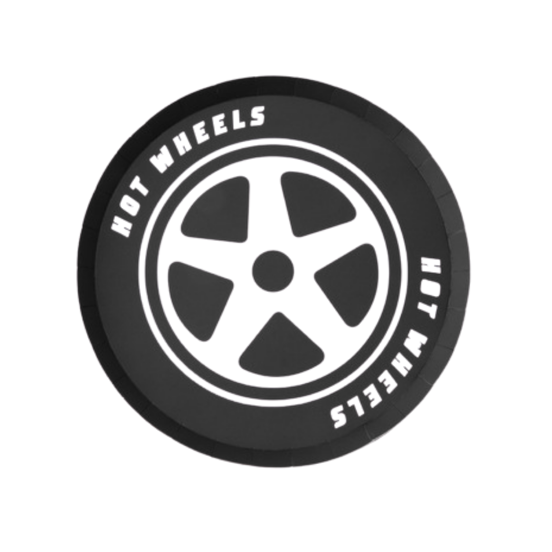 Black Hot Wheels™ Small Plates