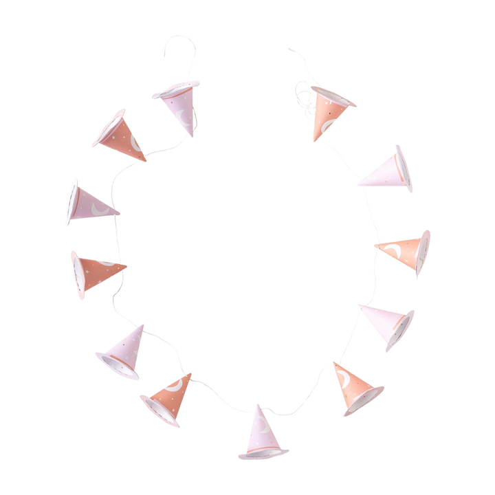 Pink Witch Hat Banner