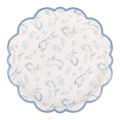 Blue Bunny Pattern Dinner Plates