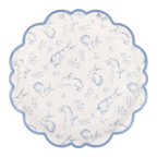 Blue Bunny Pattern Dinner Plates