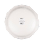 Blue Scalloped Edge Dinner Plates