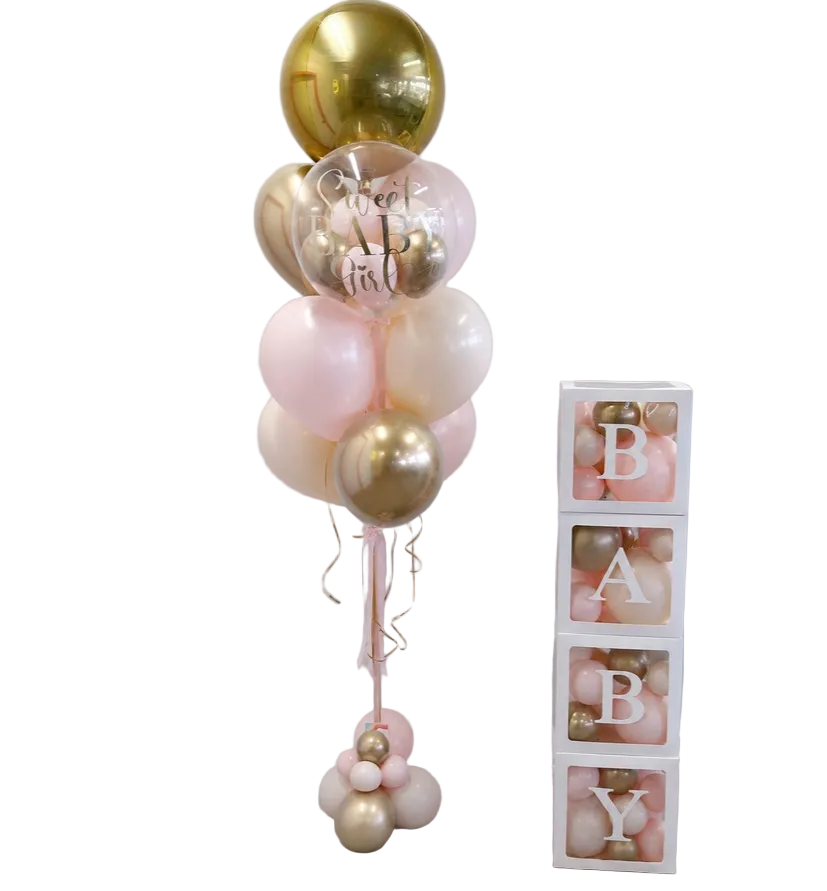 Baby Girl Dreams Balloon Bundle